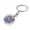 F, variant on Cosmic Galaxy Planet Time Gemstone Double-Sided Glass Ball Keychain Key Ring
