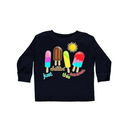 

Inktastic Just Chillin This Summer- popsicles Gift Toddler Boy or Toddler Girl Long Sleeve T-Shirt