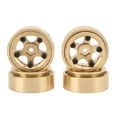thumbnail image 3 of 4 UDS RC Beadlock Ruedas Cubos de Llanta, Ruedas de Latón Beadlock RC Plass de Mejora de Coche para FMS FCX24 1/18 1/24 COCHE DE ESCALADA, 3 of 7