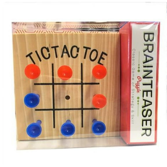 Brainteaser Wooden Tic Tac Toe Puzzles