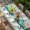 Turquoise, variant on Happy Easter Table Cloths for 8 Foot Rectangle Tables, Spring Farmhouse Green Truck Eggs Bunny Patio Waterproof Elastic Fitted Tablecloths, Washable Rectangular Table Cover for Camping