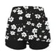 thumbnail image 5 of Mujeres Pantalones Cortos Atléticos de Impresión Elásticos de Cintura Alta Delgado Joggers con Bolsillos, Pantalones Cortos de Yoga para Mujeres, 5 of 7