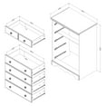 thumbnail image 2 of South Shore Summer Breeze, Coastal Chest,  White, 2 of 13
