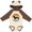 Natural & Brown w Ears, variant on Inktastic Dachshund Dog Retro Sunset Boys or Girls Long Sleeve Baby Bodysuit