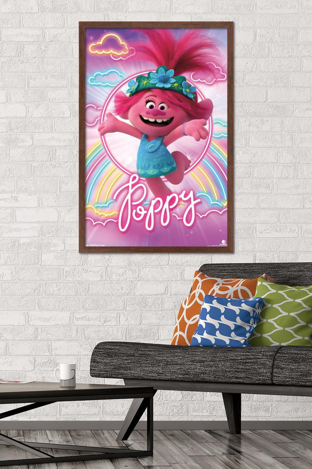 DreamWorks Trolls 2 - Poppy Wall Poster, 22.375" x 34" Framed