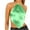 Green, variant on Halter Top for Women Fashion Casual Solid Sexy Sleeveless Hanging Neck Solid Color Bellyband Base Shirt Party Clubwear Tops