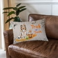 thumbnail image 3 of Trick or Treat Shetland Sheepdog Funny Mummy Cosplay Pumpkin Candy Basket Quilt Pillowcase Sheltie Dog Lover Gifts Throw Pillow Cover Bed Home Decor - 12016, 3 of 5