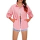 thumbnail image 2 of Chaqueta vaquera de manga larga sin capucha para mujer, chaqueta vaquera informal de moda, abrigo de manga larga con botones, abrigo de camisa para mujer, 2 of 8