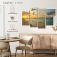 thumbnail image 4 of Elephant Stock Caribbean Kitesurfing Wall Art - Horizontal Multi Panel Canvas - Living Room Wall Decor - Sports Multi Panel - Blue And Brown Decor - 24" x 14", 4 of 4