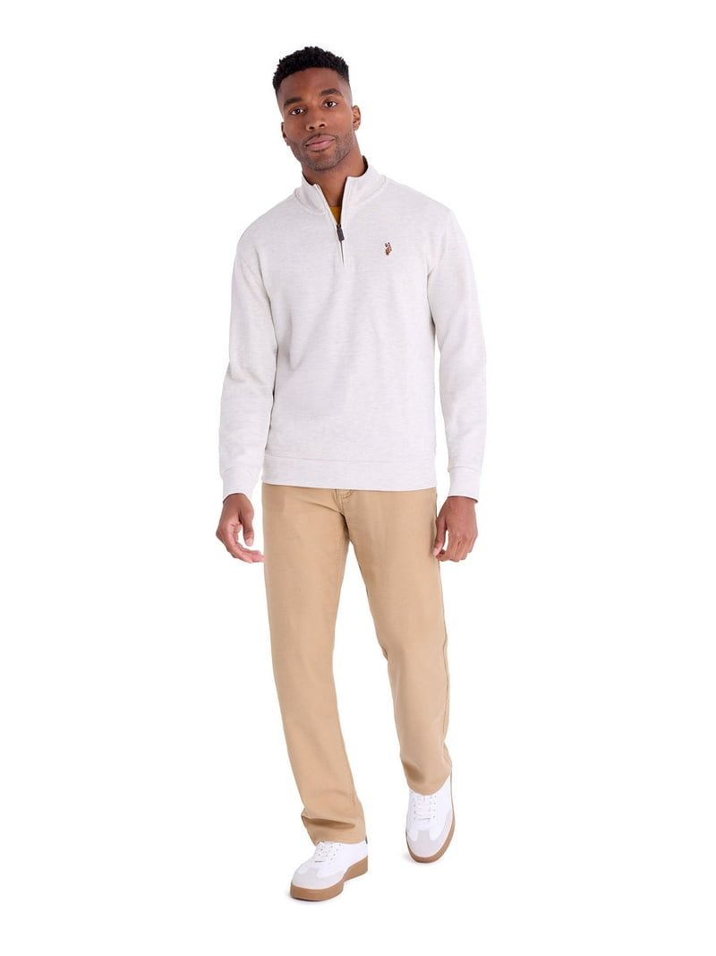 U.S. Polo Assn. men's Quarter Zip Pullover - Style & Comfort