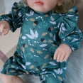 thumbnail image 6 of Reborn Baby Dolls 24'' Blue Eyes Soft Cloth Body with Silicone Limbs Christmas Birthday Gift Set for 3+ Years Children, 6 of 7