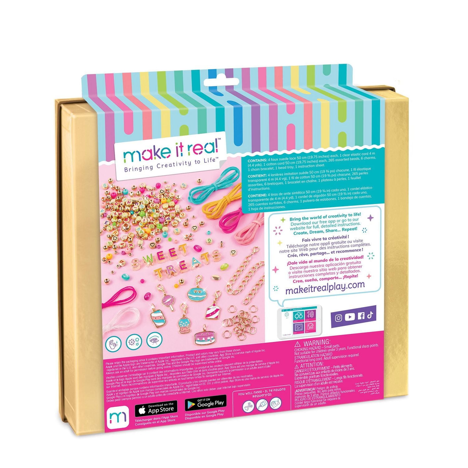 Make It Real Sweet Treats Bracelet Kit