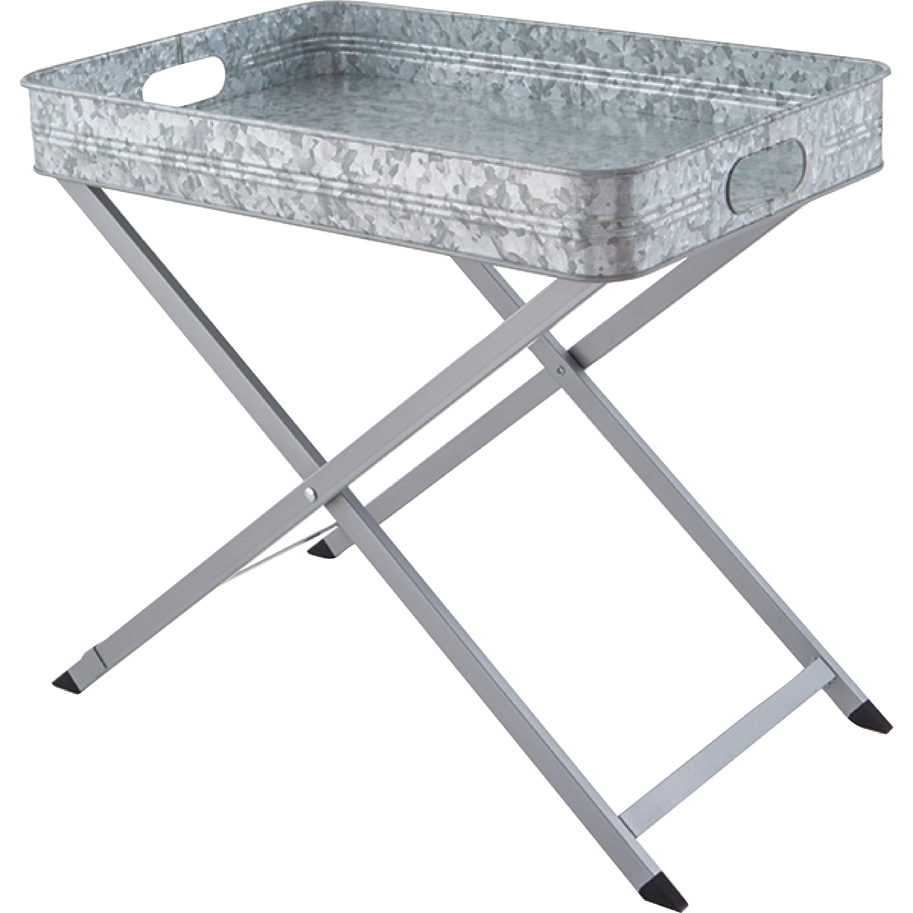 Outdoors Unlimited 10381 Oasis Galvanized Folding Tray