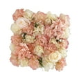 thumbnail image 2 of 2 paneles de pared con flores artificiales de seda decorativas. rosa champán rosa, 2 of 9