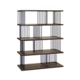 thumbnail image 3 of DAVEE Modern & Contemporary Antique Wood 4-tier Bookcase, 3 of 6