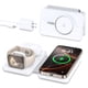 thumbnail image 1 of Cargador inalámbrico magnético para iPhone: estación de carga de viaje 3 en 1 para dispositivos Apple para iPhone 15 14 13 12 Pro Max Plus - Almohadilla de carga plegable para Apple Watch Series y Air, 1 of 9