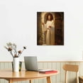 thumbnail image 2 of Nawypu  Jesus Is Knocking At The Door Painting Jesus Christ Poster Canvas Picture Printing Wall Art Decoration Posters Aesthetic Living Room Bedroom Home Background Wall Decor Framed, 2 of 4