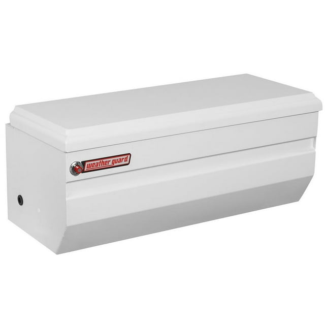 Weather Guard Tool Box 675-3-01 Chest; Single Lid; Smooth; White; Steel