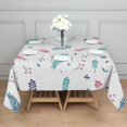 thumbnail image 3 of 42x42 Inch Waterproof Square Tablecloth, Thickened Polyester Table Cover for Dining & Parties, Floral Print, 3 of 6