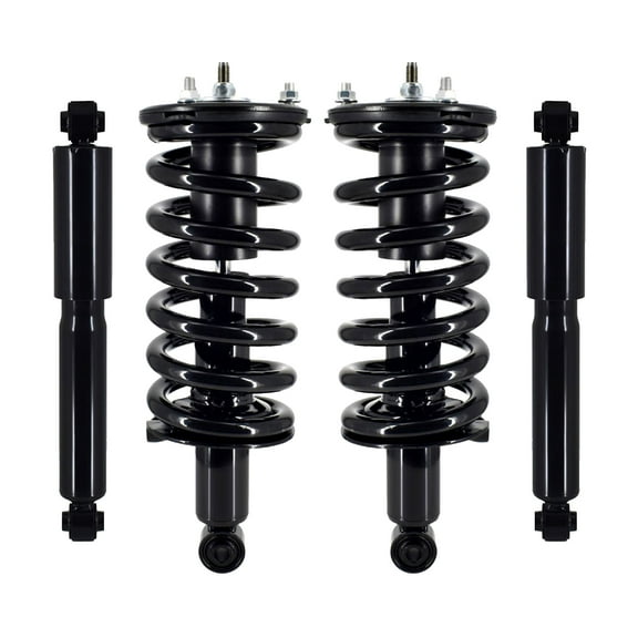 Set 4 Front Quick Strut-Rear Shock For 2004 Nissan Pathfinder Armada SE, RWD