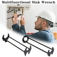 thumbnail image 1 of Multifunctional Sink Wrench, Faucet Hose Socket, Pipe Wrench, Installation & Removal Tool, Durable Plastic, for Home Repair, Essential Plumbing Tool, Adjustable Pliers, Multi-Purpose Tool Akmoler, 1 of 9