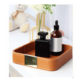 thumbnail image 6 of Leather Desktop Storage Tray Catchall Organizer Tray for Entryway Table to Hold Jewelry Watch Phone Wallet Container A, 6 of 10