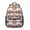 Geometric Diamond White, variant on Geometric Diamond Blue Pattern Backpack for School, Cute School Bag with Adjustable Shoulder Straps and Padded Back, 15.3"x11"x6.7"
