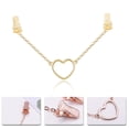 thumbnail image 2 of Moda mujer señora bufanda clip en forma de corazón colgante bufanda chal hebilla accesorio de joyería (B), 2 of 4