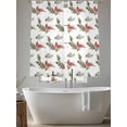 thumbnail image 5 of Christmas Red Cardinal Birds Sheer Curtains 72 Inch Length 2 Panels Set, Xmas Pine Branch Cones Rustic Voile Window Treatment Curtains Sheers Drapes for Bedroom/Living Room/Kitchen 52"x72"x2, 5 of 7