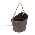 thumbnail image 2 of WEAVILUX Rustic Iron Grey Hanging Planter Set of 1, Retro Decor for Indoor and Outdoor Use, 2 of 6