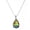 3# Pendant With Chain, variant on Women 925 Silver Rainbow Mystic Topaz Pendant Necklace 24" Chain Wedding Jewelry-1# Pendant With Chain