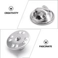 thumbnail image 2 of 150Pcs Replaceable Pin Backs Daily Use Pin Clutch Professional Tie Tack Brooch Supply, 2 of 8