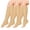 Open Toe Beige, variant on 3 Pairs Open Toe Copper Compression Socks for Women & Men Circulation 15-20 mmHg - Better Blood Flow, Swelling , Best Support for Medical, Running, Nursing