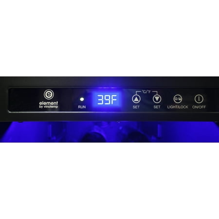 Vinotemp - Connoisseur Series 68-Can Beverage Cooler - Black