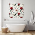 thumbnail image 6 of Wall Art Prints, Christmas Framed Canvas Prints for Bedroom Living Room Bathroom Office, Xmas Botanical Floral Farmhouse Watercolor Gallery Wrap Wall Art Poster for Gifts Home Decor 12"x12", 6 of 9