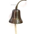 thumbnail image 3 of Brass Nautical Antique Ship Bell 8" Wall Hanging Nautical Decor Door Bells, 3 of 4