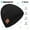 Black #1, variant on HESHENG Unisex Bluetooth Beanie Hat Winter Warm Wireless Smart Cap with Headset Mic Speaker Hat for Outdoor, Black#1