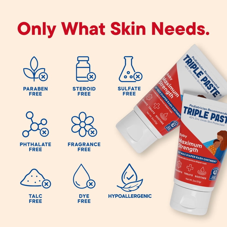 Triple Paste 3X Max Diaper Rash Ointment, 2 oz photo 6