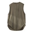 thumbnail image 4 of OSOLU Men's Tank Tops Summer Sleeveless Solid Color Loose Fit Crew Neck Athletic Breathable Lightweight Tops Beach Vacation Vest, 4 of 4