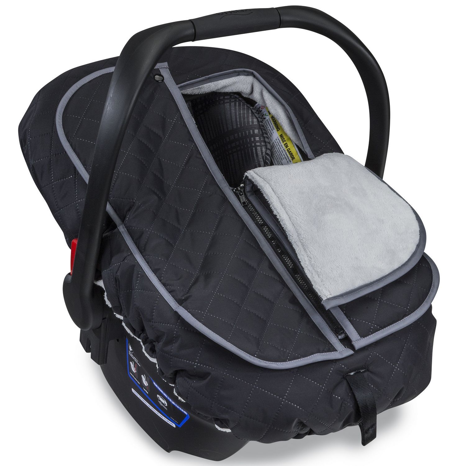 Britax B-WARM Insulated Infant Car Seat Cover, Polar Mist