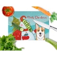 thumbnail image 2 of Caroline's Treasures Snowman with Red Corgi Glass Cutting Board Large, 2 of 2
