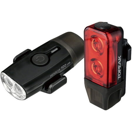 UPC: 0883466033443 | Topeak PowerLux Headlight/Taillight Set – USB Rechargable