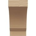thumbnail image 2 of 5"W x 5"D x 10"H Wide Moab Rough Cedar Woodgrain TimberThane Corbel, Primed Tan, 2 of 6