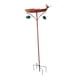 thumbnail image 4 of Comedero para pájaros de jardín, bebedero para pájaros decorativo resistente con Base de 5 puntas, regalos para amantes de los pájaros para patio al, 4 of 8