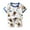 A381-Blue, variant on Kids Toddler Girls Summer Clothes Butterfly Print T-Shirt + Belted Denim Jeans Shorts 3PCS Outfits T-Shirt Set Purple 4-5 Years