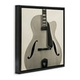 thumbnail image 4 of Stupell Industries Simple Chic Guitar Entertainment Photography Black Floater Framed Canvas Art Print Wall Art, 25 x 25, 4 of 10