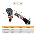 thumbnail image 5 of Renewold Sunflower American Flag Auto Handbrake Cover and Shift Gear Cover 2 PCS Set Car Accessories 4th of July Decor Universal Fit, 5 of 7