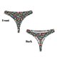 thumbnail image 3 of Balery Alphabet Tangas de Algodón para Mujer con Estampado – Ropa Interior Sexy, Transpirable, G-string-4X-Large, 3 of 6