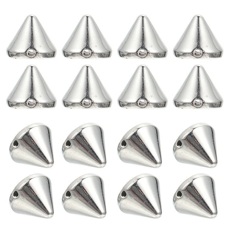 100pcs DIY cone studs cone spike studs beads 7*9mm Metal
