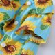 thumbnail image 3 of Camiseta de verano para mascotas Camisa para perros estilo hawaiano XZCS06 SunflowerM, 3 of 5